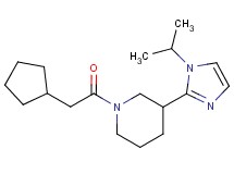 1-(cyclopentylacetyl)-3-(1-isopropyl-1H-imidazol-2-yl)piperidine
