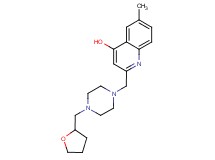 6-methyl-2-{[4-(tetrahydrofuran-2-ylmethyl)piperazin-1-yl]methyl}quinolin-4-ol