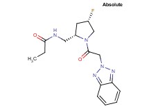 N-{[(2S,4S)-1-(2H-1,2,3-benzotriazol-2-ylacetyl)-4-fluoropyrrolidin-2-yl]methyl}propanamide