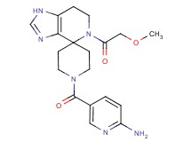 5-{[5-(methoxyacetyl)-1,5,6,7-tetrahydro-1'H-spiro[imidazo[4,5-c]pyridine-4,4'-piperidin]-1'-yl]carbonyl}pyridin-2-amine