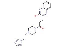 3-(3-oxo-3-{4-[2-(1H-1,2,4-triazol-1-yl)ethyl]-1-piperazinyl}propyl)-2-quinoxalinol