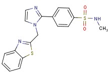 4-[1-(1,3-benzothiazol-2-ylmethyl)-1H-imidazol-2-yl]-N-methylbenzenesulfonamide
