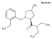 (2S,4R)-4-amino-N,N-diethyl-1-(2-ethylbenzyl)pyrrolidine-2-carboxamide