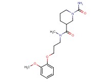 N~3~-[3-(2-methoxyphenoxy)propyl]-N~3~-methyl-1,3-piperidinedicarboxamide