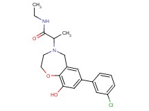 2-[7-(3-chlorophenyl)-9-hydroxy-2,3-dihydro-1,4-benzoxazepin-4(5H)-yl]-N-ethylpropanamide
