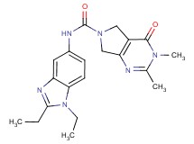 N-(1,2-diethyl-1H-benzimidazol-5-yl)-2,3-dimethyl-4-oxo-3,4,5,7-tetrahydro-6H-pyrrolo[3,4-d]pyrimidine-6-carboxamide
