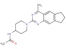 N-[1-(4-methyl-7,8-dihydro-6H-cyclopenta[g]quinazolin-2-yl)piperidin-4-yl]acetamide