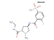(4R)-4-{[5-(aminosulfonyl)-2-fluorobenzoyl]amino}-N-ethyl-1-methyl-L-prolinamide