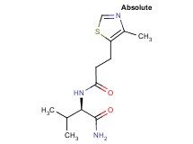 N~2~-[3-(4-methyl-1,3-thiazol-5-yl)propanoyl]-D-valinamide