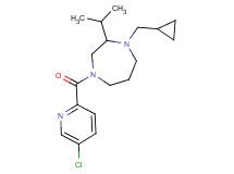 4-[(5-chloropyridin-2-yl)carbonyl]-1-(cyclopropylmethyl)-2-isopropyl-1,4-diazepane