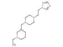 1-[(1-ethylpiperidin-3-yl)methyl]-4-[2-(1H-1,2,4-triazol-1-yl)ethyl]piperazine