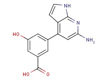 3-(6-amino-1H-pyrrolo[2,3-b]pyridin-4-yl)-5-hydroxybenzoic acid