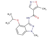 N-(4-isopropoxy-1-methyl-1H-indazol-3-yl)-5-methylisoxazole-4-carboxamide
