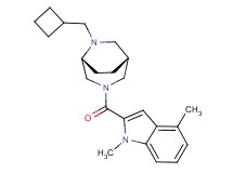 (1R*,5R*)-6-(cyclobutylmethyl)-3-[(1,4-dimethyl-1H-indol-2-yl)carbonyl]-3,6-diazabicyclo[3.2.2]nonane
