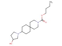 butyl 9-(3-hydroxypyrrolidin-1-yl)-3-azaspiro[5.5]undecane-3-carboxylate