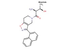 (2R,3S)-3-amino-4-[3-(1-naphthyl)-6,7-dihydroisoxazolo[4,5-c]pyridin-5(4H)-yl]-4-oxobutan-2-ol