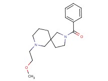 2-benzoyl-7-(2-methoxyethyl)-2,7-diazaspiro[4.5]decane