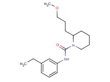 N-(3-ethylphenyl)-2-(3-methoxypropyl)-1-piperidinecarboxamide