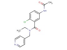 5-(acetylamino)-2-chloro-N-ethyl-N-(pyridin-4-ylmethyl)benzamide