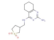 N~4~-[(1,1-dioxidotetrahydro-3-thienyl)methyl]-5,6,7,8-tetrahydroquinazoline-2,4-diamine