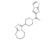 3-[1-(imidazo[2,1-b][1,3]thiazol-6-ylcarbonyl)piperidin-4-yl]-6,7,8,9-tetrahydro-5H-[1,2,4]triazolo[4,3-a]azepine