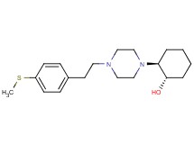 rel-(1S,2S)-2-(4-{2-[4-(methylthio)phenyl]ethyl}-1-piperazinyl)cyclohexanol trifluoroacetate (salt)