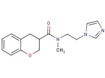 N-[2-(1H-imidazol-1-yl)ethyl]-N-methylchromane-3-carboxamide