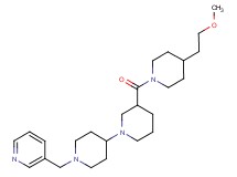 3-{[4-(2-methoxyethyl)piperidin-1-yl]carbonyl}-1'-(pyridin-3-ylmethyl)-1,4'-bipiperidine