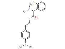 2-(dimethylamino)-N-{2-[4-(dimethylamino)phenyl]ethyl}-2-(2-fluorophenyl)acetamide