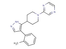 2-{4-[4-(2-methylphenyl)-1H-pyrazol-5-yl]piperidin-1-yl}pyrazine