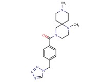 1,9-dimethyl-4-[4-(1H-tetrazol-1-ylmethyl)benzoyl]-1,4,9-triazaspiro[5.5]undecane