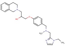 1-(3,4-dihydro-2(1H)-isoquinolinyl)-3-(4-{[[(1-ethyl-1H-imidazol-2-yl)methyl](methyl)amino]methyl}phenoxy)-2-propanol