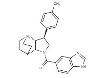 (2R*,3S*,6R*)-5-(1H-benzimidazol-5-ylcarbonyl)-3-(4-methylphenyl)-1,5-diazatricyclo[5.2.2.0~2,6~]undecane