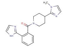1-[2-(1H-imidazol-2-yl)benzoyl]-4-(1-methyl-1H-imidazol-2-yl)piperidine