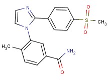 4-methyl-3-{2-[4-(methylsulfonyl)phenyl]-1H-imidazol-1-yl}benzamide