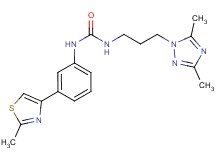 N-[3-(3,5-dimethyl-1H-1,2,4-triazol-1-yl)propyl]-N'-[3-(2-methyl-1,3-thiazol-4-yl)phenyl]urea