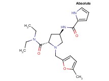 (4R)-N,N-diethyl-1-[(5-methyl-2-furyl)methyl]-4-[(1H-pyrrol-2-ylcarbonyl)amino]-L-prolinamide