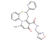 N-(3-isoxazolylmethyl)-11-methyl-9-oxo-6-(2-pyridinyl)-7,9-dihydro-6H-pyrido[2,1-d][1,5]benzothiazepine-8-carboxamide