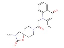 2-methyl-1-[2-(3-methyl-2-oxo-1-oxa-3,8-diazaspiro[4.5]dec-8-yl)-2-oxoethyl]quinolin-4(1H)-one