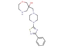 6-{[4-(3-phenyl-1,2,4-thiadiazol-5-yl)-1-piperazinyl]methyl}-1,4-oxazepan-6-ol dihydrochloride