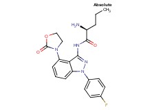 N~1~-[1-(4-fluorophenyl)-4-(2-oxo-1,3-oxazolidin-3-yl)-1H-indazol-3-yl]-L-norvalinamide