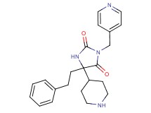 5-(2-phenylethyl)-5-(4-piperidinyl)-3-(4-pyridinylmethyl)-2,4-imidazolidinedione dihydrochloride