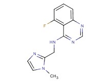 5-fluoro-N-[(1-methyl-1H-imidazol-2-yl)methyl]quinazolin-4-amine