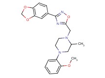 1-{[3-(1,3-benzodioxol-5-yl)-1,2,4-oxadiazol-5-yl]methyl}-4-(2-methoxyphenyl)-2-methylpiperazine