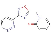 1-{[3-(3-pyridazinyl)-1,2,4-oxadiazol-5-yl]methyl}-2(1H)-pyridinone