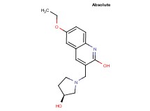 6-ethoxy-3-{[(3S)-3-hydroxy-1-pyrrolidinyl]methyl}-2-quinolinol