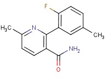 2-(2-fluoro-5-methylphenyl)-6-methylnicotinamide