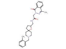 N-{[8-(2-methylbenzyl)-1-oxa-8-azaspiro[4.5]dec-2-yl]methyl}-2-(4-methyl-1-oxo-2(1H)-phthalazinyl)acetamide