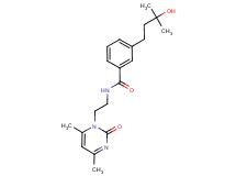 N-[2-(4,6-dimethyl-2-oxo-1(2H)-pyrimidinyl)ethyl]-3-(3-hydroxy-3-methylbutyl)benzamide