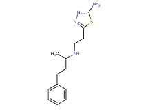 5-{2-[(1-methyl-3-phenylpropyl)amino]ethyl}-1,3,4-thiadiazol-2-amine